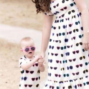 Adult Organic Life of the Party dress in Sunnies Day print
